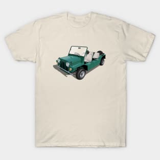 Austin Mini Moke in green T-Shirt